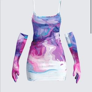 Finesse crystal muse dress (gloves not included!)